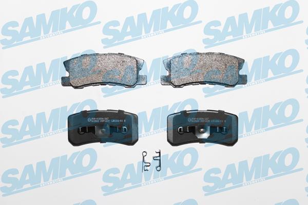 Samko 5SP1639 - Тормозные колодки, дисковые, комплект parts5.com