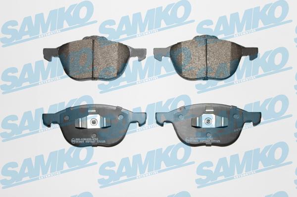 Samko 5SP1627 - Тормозные колодки, дисковые, комплект parts5.com