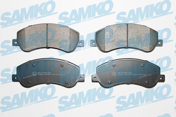 Samko 5SP1679 - Тормозные колодки, дисковые, комплект parts5.com