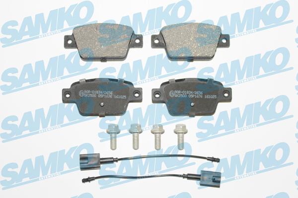 Samko 5SP1676 - Тормозные колодки, дисковые, комплект parts5.com