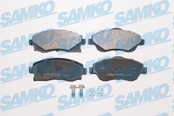 Samko 5SP1004 - Тормозные колодки, дисковые, комплект parts5.com