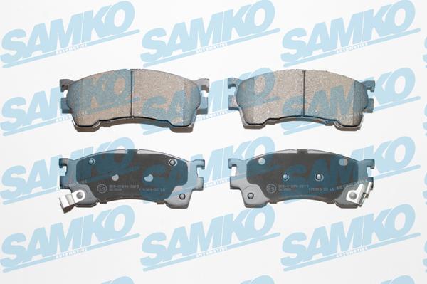 Samko 5SP1017 - Тормозные колодки, дисковые, комплект parts5.com
