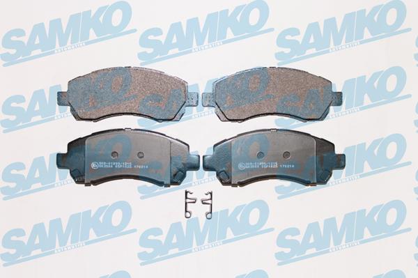 Samko 5SP1025 - Тормозные колодки, дисковые, комплект parts5.com