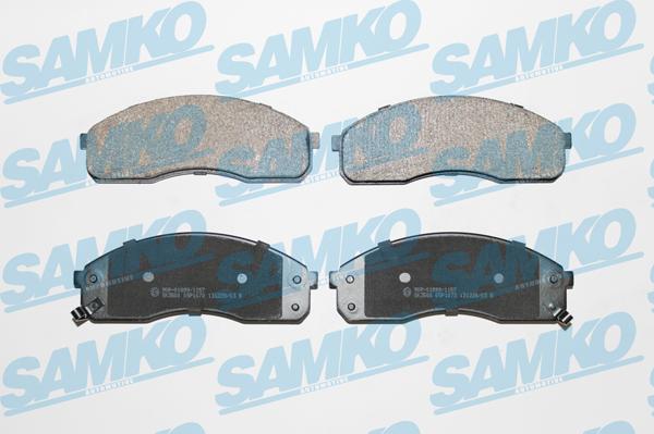 Samko 5SP1072 - Тормозные колодки, дисковые, комплект parts5.com