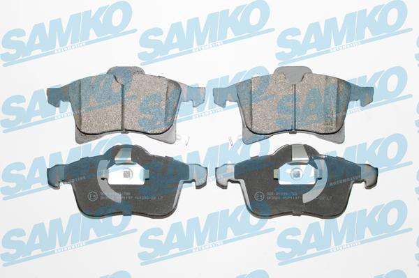 Samko 5SP1197 - Тормозные колодки, дисковые, комплект parts5.com