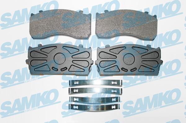 Samko 5SP1169 - Тормозные колодки, дисковые, комплект parts5.com