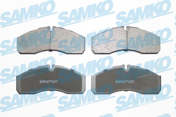 Samko 5SP1109 - Тормозные колодки, дисковые, комплект parts5.com