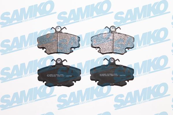 Samko 5SP1107 - Brake Pad Set, disc brake parts5.com