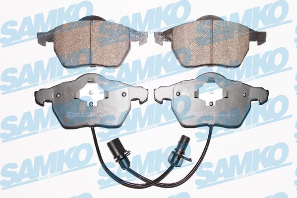 Samko 5SP1119 - Тормозные колодки, дисковые, комплект parts5.com