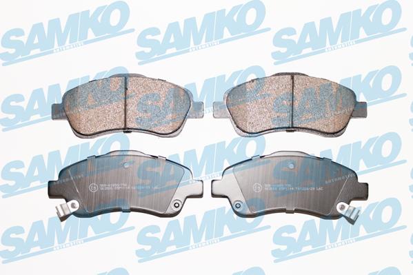 Samko 5SP1114 - Тормозные колодки, дисковые, комплект parts5.com