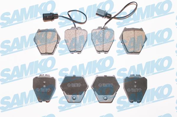 Samko 5SP1121 - Тормозные колодки, дисковые, комплект parts5.com