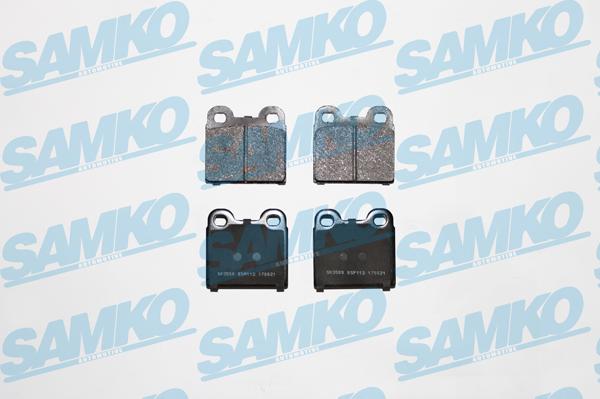 Samko 5SP112 - Тормозные колодки, дисковые, комплект parts5.com