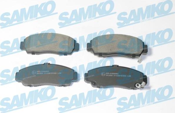 Samko 5SP1840 - Тормозные колодки, дисковые, комплект parts5.com