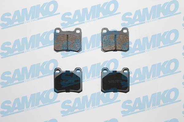 Samko 5SP181 - Тормозные колодки, дисковые, комплект parts5.com