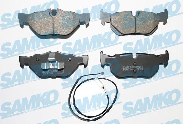 Samko 5SP1876B - Тормозные колодки, дисковые, комплект parts5.com