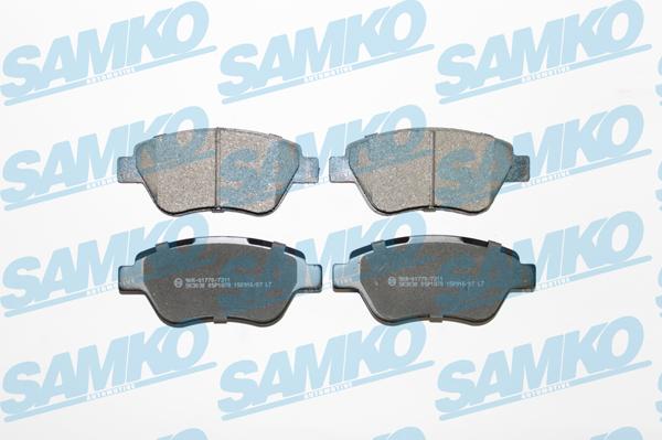 Samko 5SP1878 - Тормозные колодки, дисковые, комплект parts5.com