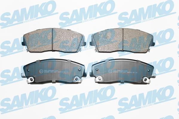 Samko 5SP1399 - Тормозные колодки, дисковые, комплект parts5.com