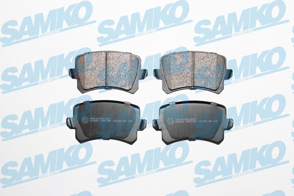 Samko 5SP1390 - Тормозные колодки, дисковые, комплект parts5.com