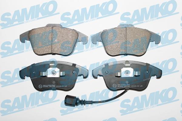 Samko 5SP1392 - Тормозные колодки, дисковые, комплект parts5.com