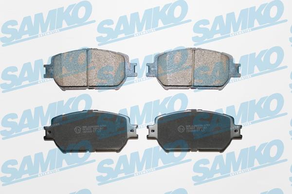 Samko 5SP1361 - Тормозные колодки, дисковые, комплект parts5.com