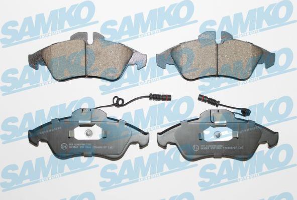 Samko 5SP1304 - Тормозные колодки, дисковые, комплект parts5.com