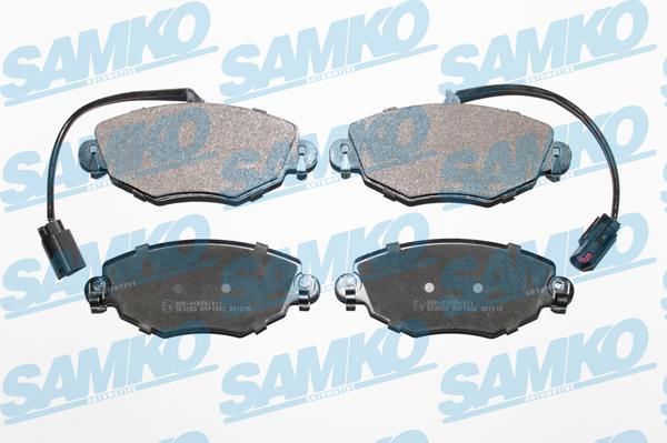 Samko 5SP1302 - Тормозные колодки, дисковые, комплект parts5.com