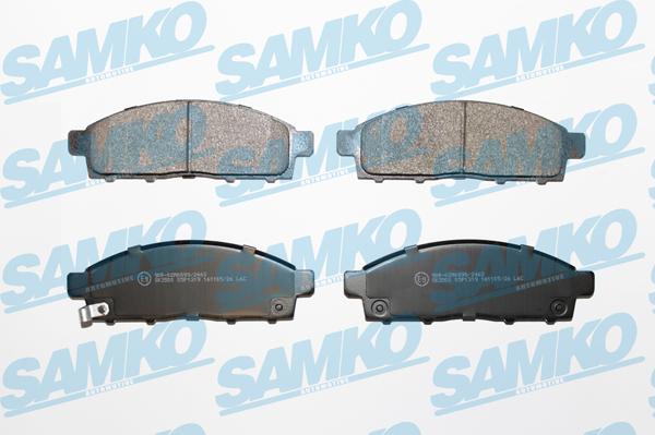 Samko 5SP1319 - Тормозные колодки, дисковые, комплект parts5.com