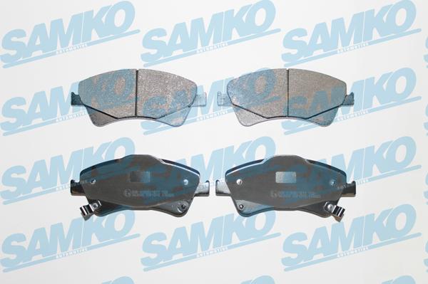 Samko 5SP1313 - Тормозные колодки, дисковые, комплект parts5.com