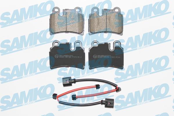 Samko 5SP1380 - Тормозные колодки, дисковые, комплект parts5.com