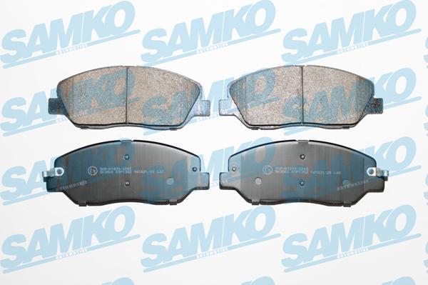 Samko 5SP1382 - Тормозные колодки, дисковые, комплект parts5.com