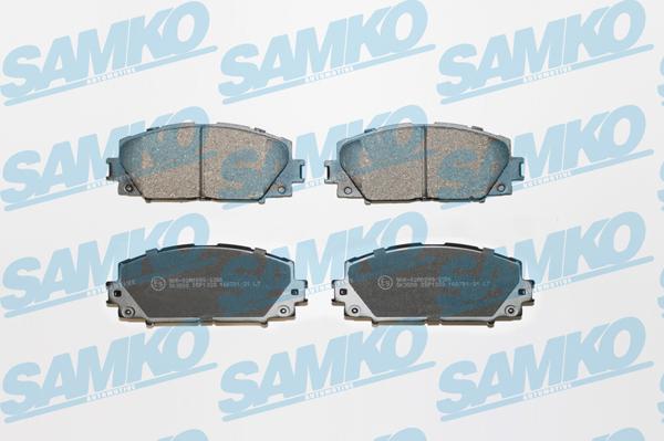 Samko 5SP1333 - Тормозные колодки, дисковые, комплект parts5.com