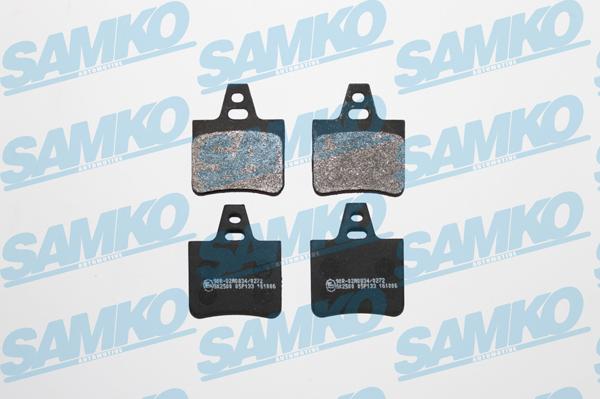 Samko 5SP133 - Тормозные колодки, дисковые, комплект parts5.com