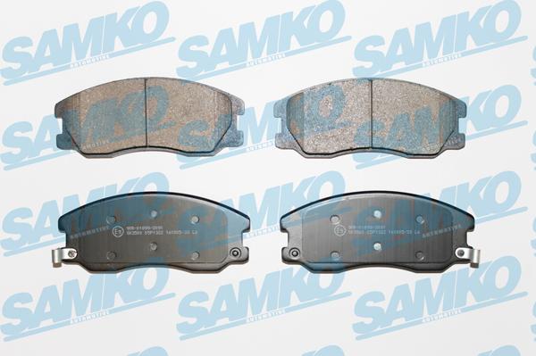 Samko 5SP1322 - Тормозные колодки, дисковые, комплект parts5.com