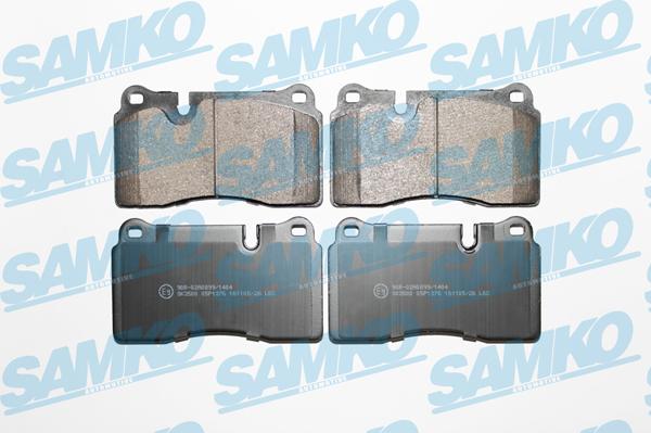 Samko 5SP1376 - Тормозные колодки, дисковые, комплект parts5.com