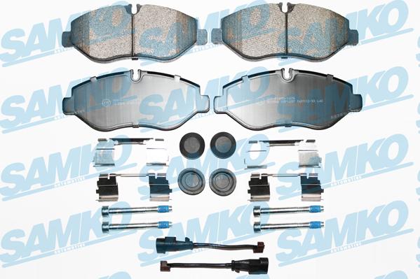 Samko 5SP1297B - Тормозные колодки, дисковые, комплект parts5.com