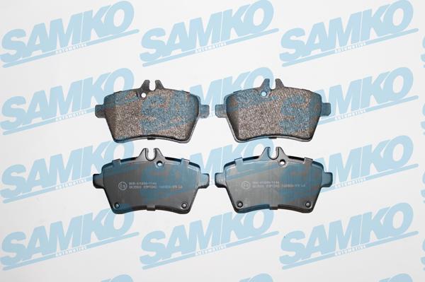 Samko 5SP1242 - Тормозные колодки, дисковые, комплект parts5.com