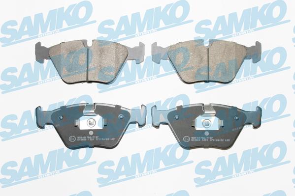 Samko 5SP1251 - Тормозные колодки, дисковые, комплект parts5.com