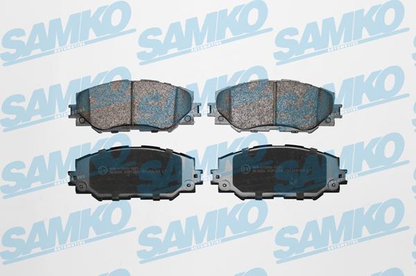 Samko 5SP1258 - Тормозные колодки, дисковые, комплект parts5.com