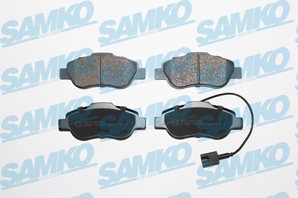 Samko 5SP1263 - Тормозные колодки, дисковые, комплект parts5.com