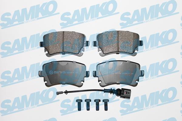 Samko 5SP1206 - Тормозные колодки, дисковые, комплект parts5.com