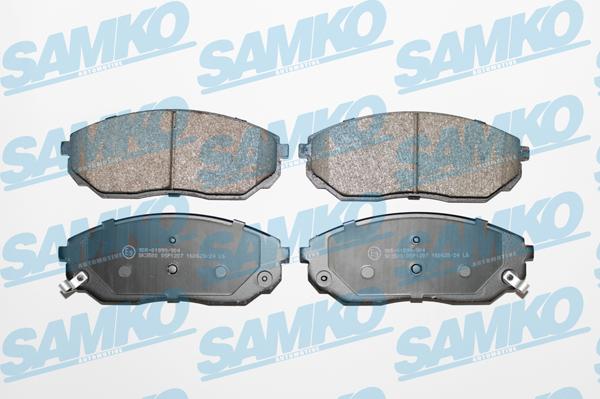 Samko 5SP1207 - Тормозные колодки, дисковые, комплект parts5.com