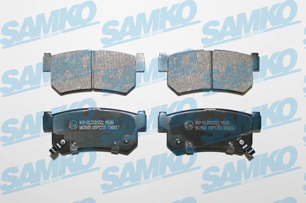 Samko 5SP1210 - Тормозные колодки, дисковые, комплект parts5.com