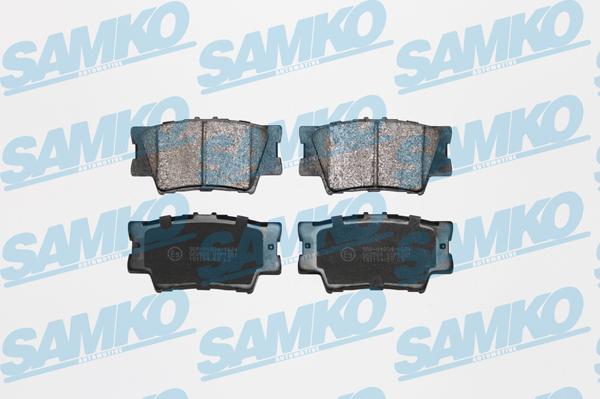 Samko 5SP1281 - Тормозные колодки, дисковые, комплект parts5.com