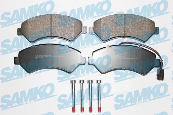 Samko 5SP1288 - Тормозные колодки, дисковые, комплект parts5.com