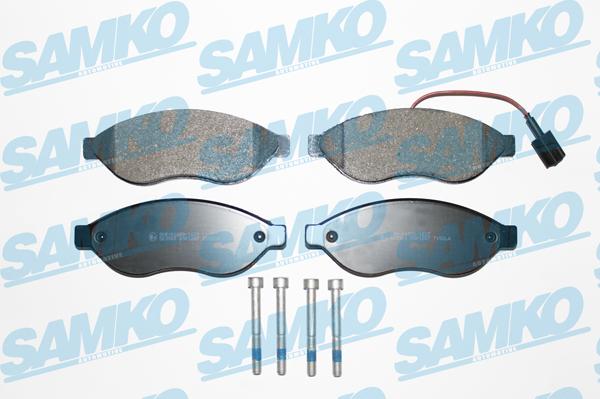 Samko 5SP1287 - Тормозные колодки, дисковые, комплект parts5.com