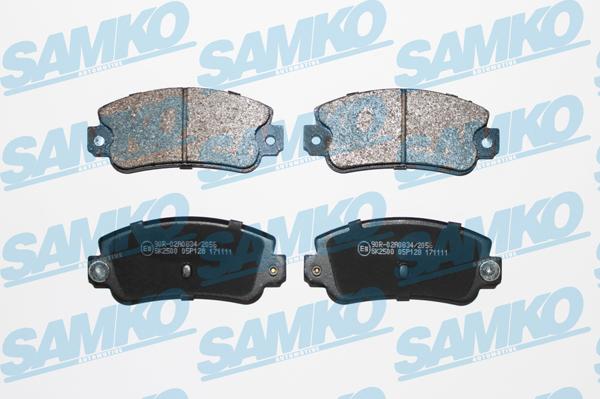Samko 5SP128 - Тормозные колодки, дисковые, комплект parts5.com