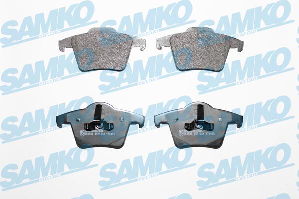 Samko 5SP1234 - Тормозные колодки, дисковые, комплект parts5.com