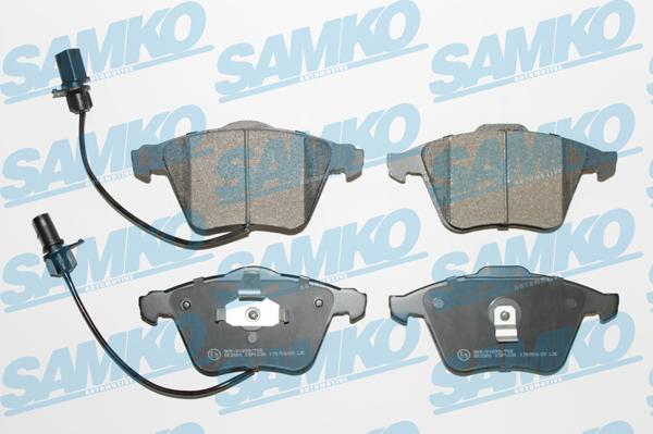 Samko 5SP1230 - Тормозные колодки, дисковые, комплект parts5.com