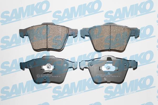 Samko 5SP1237 - Тормозные колодки, дисковые, комплект parts5.com