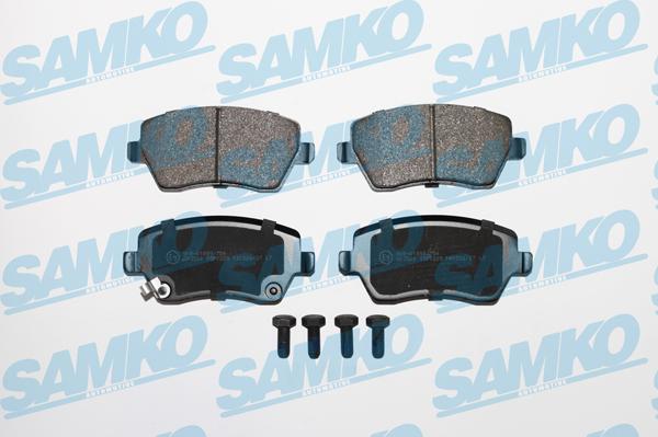 Samko 5SP1229 - Тормозные колодки, дисковые, комплект parts5.com